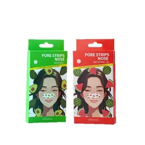 KORMESIC Fruit Neusstrips met Avocado en Watermeloen voor Verwijderen van Mee-eters