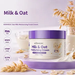 Crème Visage Hydratante KORMESIC au Lait d'Avoine pour le soin doux des bébés