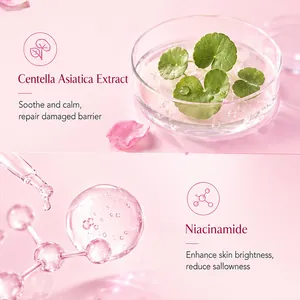 Crema per il viso con estratto di Centella Asiatica e Niacinamide illuminante