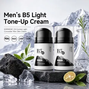 Whsa Men B5 Tone-up Cream Face Cleanser Long Lasting Oil Control Brightening Hydrating Concealing Moisturizer For Men Face Care