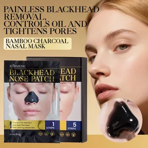 Maschera nasale al carbone di bambù per pulizia dei pori e controllo dell'olio indolore