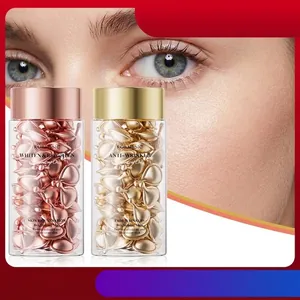 KORMESIC Facial Serum Capsules Whitening Anti-Wrinkle Moisturizing Essential Oil Face Serum Skin Care For Women