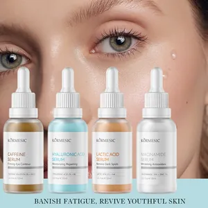 KORMESIC facial serum collection for brightening and deeply moisturizing the skin