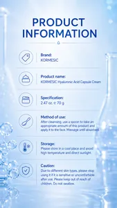 Detaillierte Produktinformationen und Gebrauchsanweisung für KORMESIC Hyaluronsäure-Kapselcreme