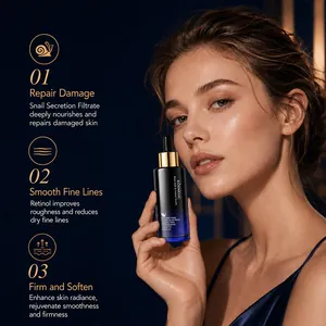 KORMESIC Schnecken- und Retinol-Gesichtsserum zur Hautreparatur und Glättung von Linien.