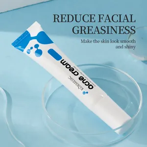 KORMESIC 20% azelaic acid acne cream on a petri dish for facial greasiness reduction
