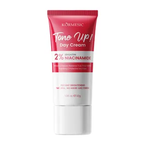 KORMESIC 2% Niacinamide Tone Up Tagescreme für sofortige Aufhellung und Feuchtigkeitspflege.