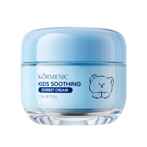 Crème Sorbet Apaisante KORMESIC pour Enfants 50g soin hydratant doux dans un pot bleu ciel