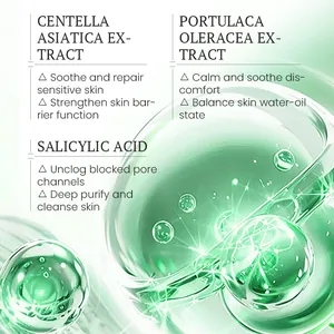 Salicylic Acid cleansing pads featuring Centella and Portulaca extracts for skin