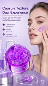 Detail der KORMESIC Hyaluronsäure-Kapselcreme mit einzigartiger Dual-Gel- und Cremetextur.