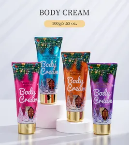 KORMESIC 100g body cream set featuring moisturizing and brightening skincare tubes.