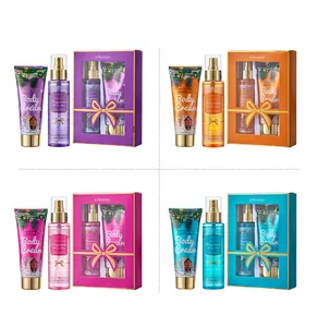 KORMESIC Body Cream and Fragrance Mist Set available in four colorful functional variants