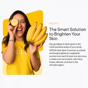 ADEUS Dark Spot Corrector efficacy description for facial and body skin brightening