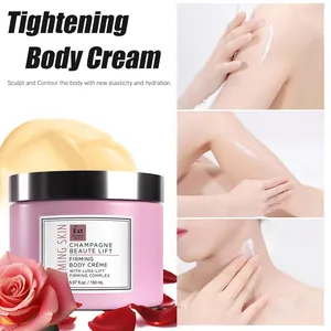 Professionelle straffende Champagner Körpercreme für Feuchtigkeit und Hautstraffung 150ml