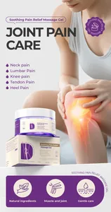 Effective soothing pain relief massage gel for joint, muscle, and neck care treatments