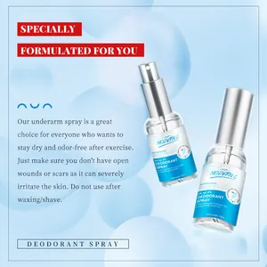 Refreshing deodorant spray for effective underarm odor protection and daily freshness