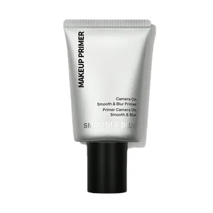 Professional smoothing makeup primer in silver tube for flawless skin finish.