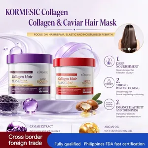 KORMESIC professional collagen and argan oil hair mask for deep hair nourishment