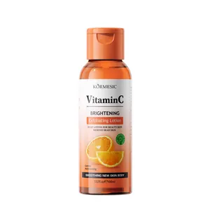 KORMESIC Vitamin C brightening exfoliating lotion for glowing and smooth skin, 100ml bottle