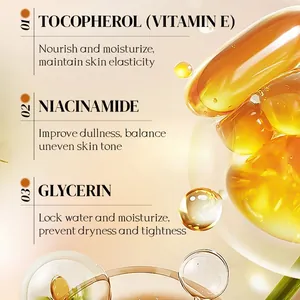 Papaya soap ingredient benefits featuring Vitamin E, Niacinamide, and Glycerin.