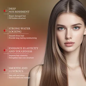 Collagen and Argan Oil hair mask for deep nourishment, repair and smooth shine