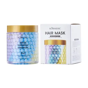 KORMESIC 3-in-1 argan oil hair mask treatment for deep repair and hair shine 300g