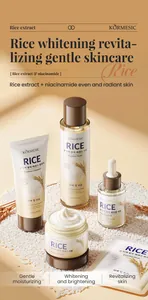 KORMESIC Rice Revitalizing Skincare Set featuring facial mask for deeply hydrating skin