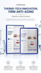 KORMESIC Black Wrap Straffende Maske für Lifting und Thermo-Shrinking Anti-Aging