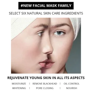 Gros plan détaillant les bienfaits régénérants du masque facial exfoliant KORMESIC.