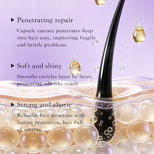 Capsule KORMESIC per capelli: riparazione profonda per ciocche lucenti ed elastiche