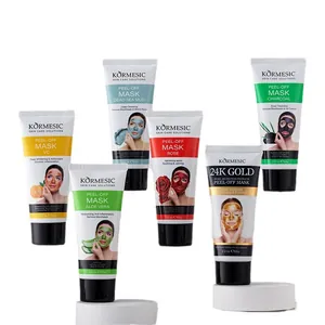KORMESIC Masque Pelliculable Visage Nettoyage en Profondeur Élimination des Points Noirs Purifiant Clarifiant Soins de la Peau Visage Femme