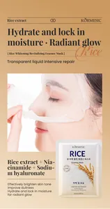 KORMESIC Rice extract revitalizing facial mask for skin hydration and radiant glow
