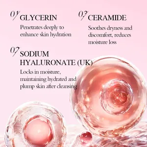 Maschera viso peel-off al collagene con glicerina, ceramide e acido ialuronico