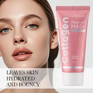 Maschera viso peel-off al collagene KORMESIC per una pelle idratata ed elastica