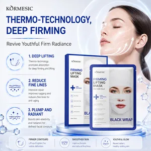 KORMESIC Black Wrap straffende Lifting-Maske mit Thermo-Technologie zur Hautreparatur.