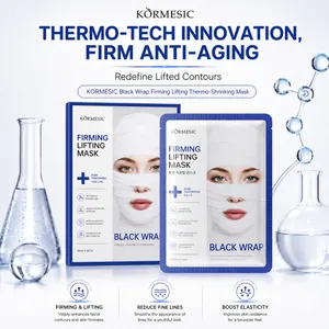 KORMESIC schwarze Bandage straffende Lifting-Maske für Thermo-Tech Anti-Aging.