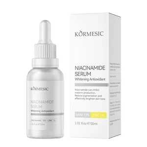 KORMESIC 10% Niacinamide and 1% Zinc serum for effective skin whitening and brightening