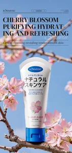 KORMESIC Sakura Facial Cleanser 60g for deep purifying and refreshing skin care treatment