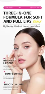 Sérum à lèvres 3-en-1 KORMESIC: formule légère pour hydrater et lisser les lèvres.