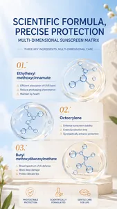 Detailed scientific sunscreen formula and ingredient benefits for moisturizing lip care