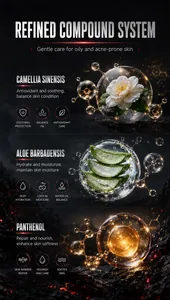 Detalle de ingredientes del limpiador facial de barro volcánico para hombres: Aloe Vera.