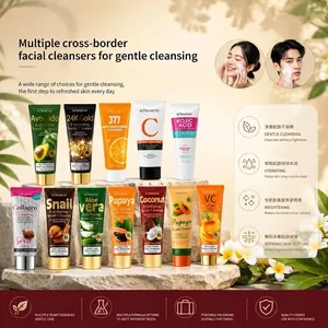 KORMESIC Tiefenreinigung Gesichtsreiniger Schnecke Kollagen Hyaluronsäure Vitamin C Papaya Aloe Avocado Extrakt Gesichtswäsche Hautpflege