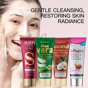 KORMESIC Tiefenreinigungs-Gesichtsreiniger Set mit Aloe Vera, Kokos und Schnecke