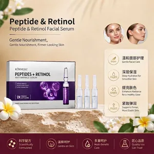 KORMESIC Peptide Retinol Anti-Wrinkle Facial Serum Ampoule Set Firming Anti-Aging Smoothing Moisturizing Skin Repair Serum For Women
