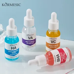 Professionele KORMESIC gezichtsserum set met Vitamine C, Retinol, HA en Salicylzuur 15ml