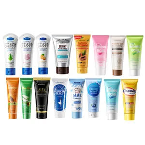 KORMESIC facial cleanser set featuring papaya, aloe, and milk formulas for deep cleaning.