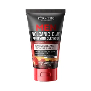Limpiador purificante de arcilla volcánica KORMESIC para hombres, control de grasa