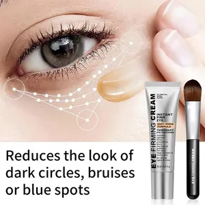 Sofortige Anti-Falten-Augencreme mit einem professionellen Pinsel gegen Augenringe