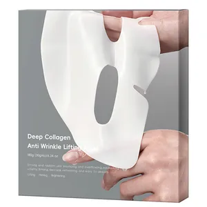 Detaillierte Ansicht der feuchten Textur einer Deep Collagen Anti-Falten-Lifting-Maske