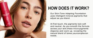 Λεπτομερής εξήγηση του Luxe foundation που αλλάζει χρώμα με τεχνολογία προσαρμογής